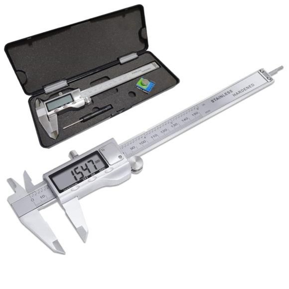 Electronic Digital Vernier Caliper, Stainless Steel Caliper 150mm/0-6 inch - Picture 1 of 6